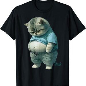 Fat Cat Printed T-Shirt